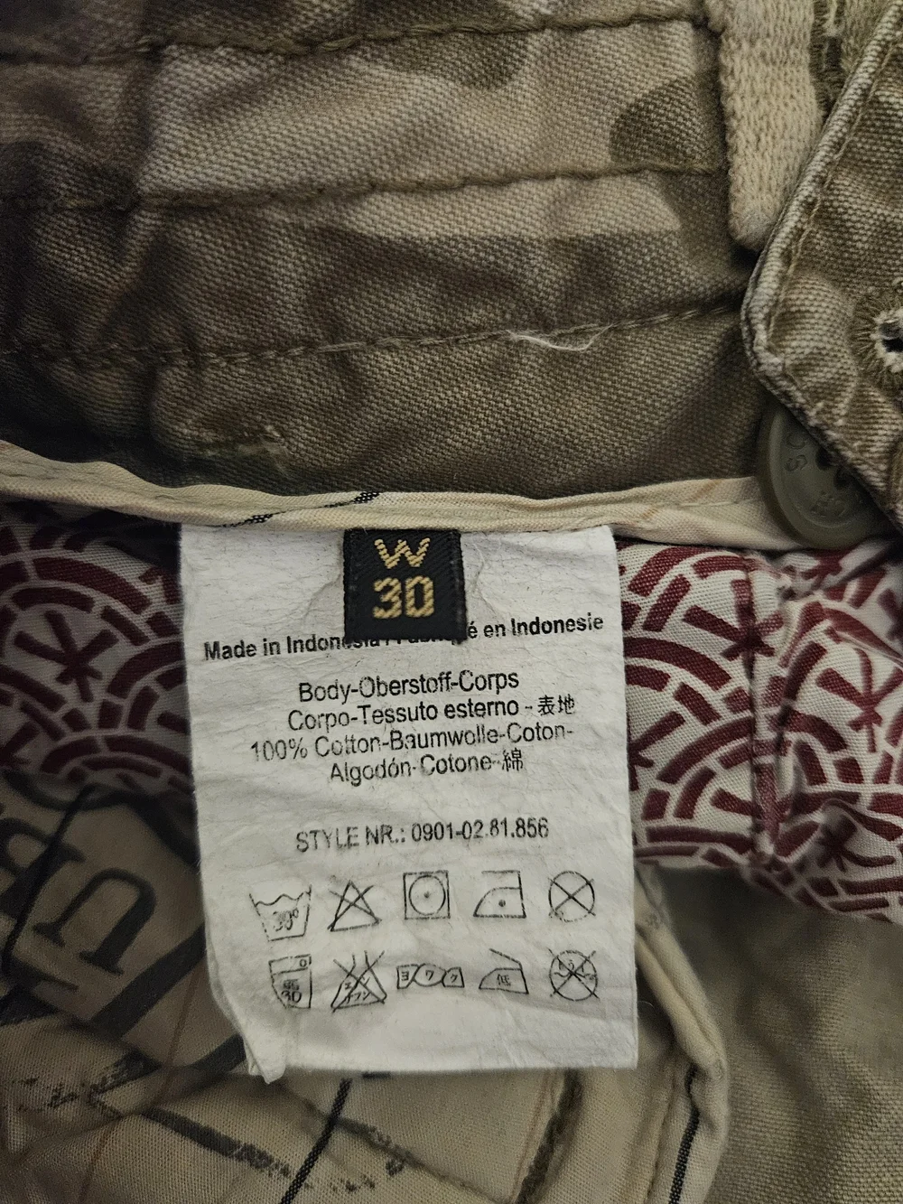 Scotch & Soda Men's Camouflage Cargo Shorts - Green & Tan Camo